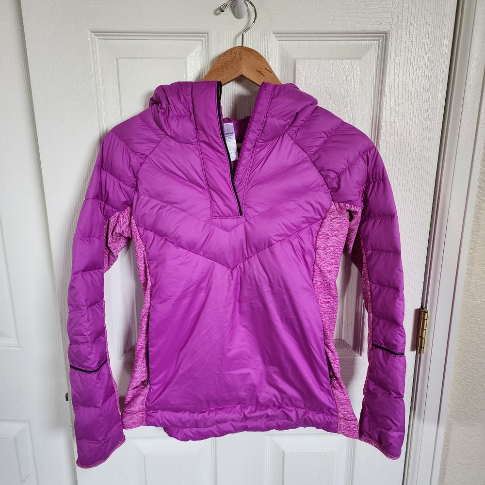 LULULEMON Iviva/Kids Purple Down Puffer Jacket Size 12